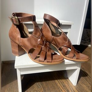 Diba True brown leather sandals